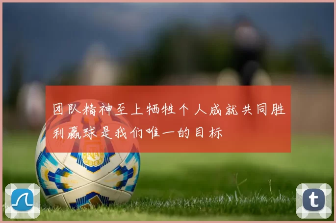 团队精神至上牺牲个人成就共同胜利赢球是我们唯一的目标